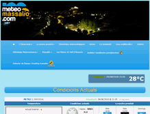 Tablet Screenshot of meteomassalio.com